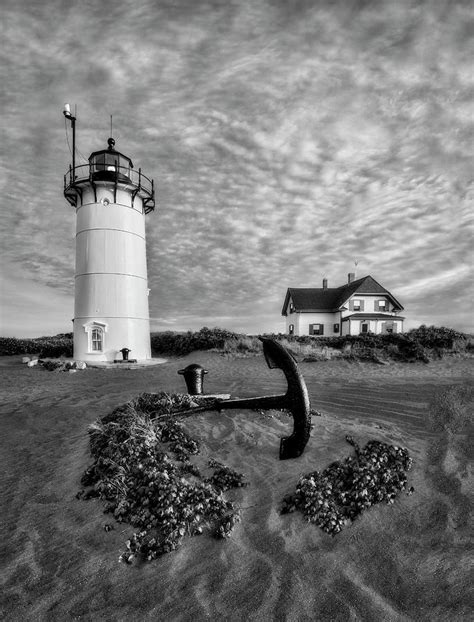 Race Point Lighthouse BW Photograph by Susan Candelario - Fine Art America