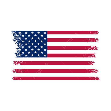 American Vintage Flag In Brush Stroke, American Vintage Flag, American Flag Brush, American Flag ...