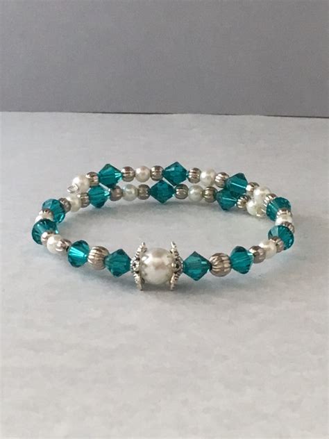 December birthstone bracelet Blue Zircon birthstone bracelet