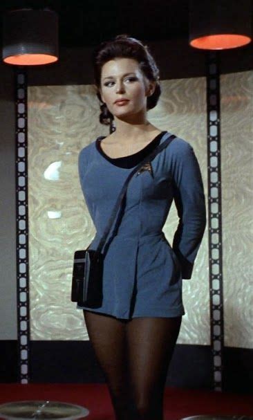 Marianna Hill - Dr. Helen Noel - Dagger of the Mind | Star trek costume, Star trek cosplay, Star ...