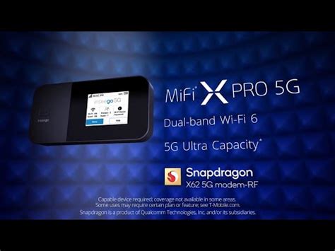 MiFi® X PRO 5G | T-Mobile Mobile Hotspot | Powered by Inseego® - YouTube