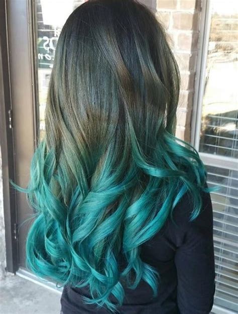 15 Perfect Examples of Teal Ombre Hair Colors To Try – Hairstyle Camp