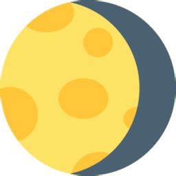 "moon waning gibbous" Icon - Download for free – Iconduck