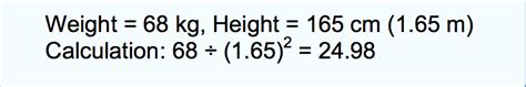 bmi formula