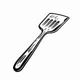 Premium Vector  Spatula Home Appliance drawing For Kids coloring Book sketch template