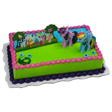 My Little Pony It's a Pony Party! Kit Sheet Cake - Walmart.com ...