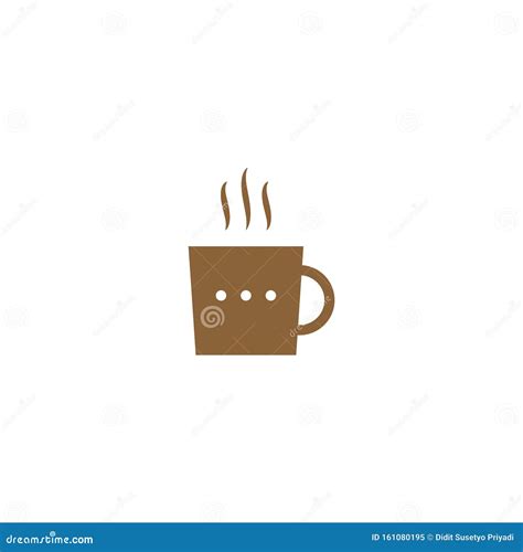 Coffee Chat Graphic Design Template Simple Illustration Stock Vector - Illustration of friendly ...