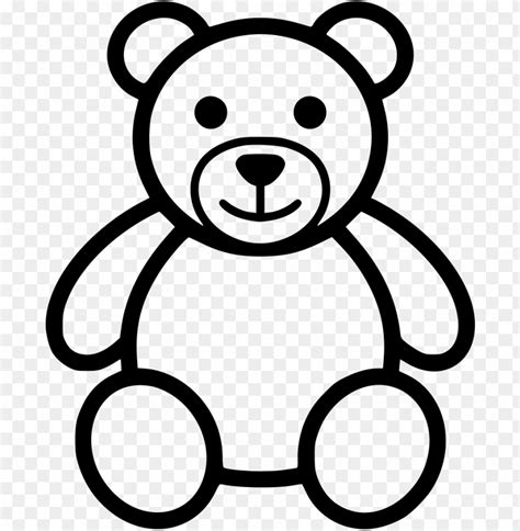 teddy bear svg png icon free download - teddy bear vector ico PNG image ...