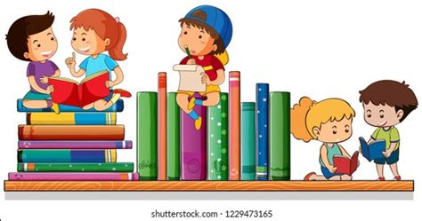 13,431 Student Reading Clipart Images, Stock Photos, 3D objects, & Vectors | Shutterstock