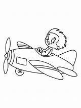Pilot Coloring Pages  Best For Kids sketch template