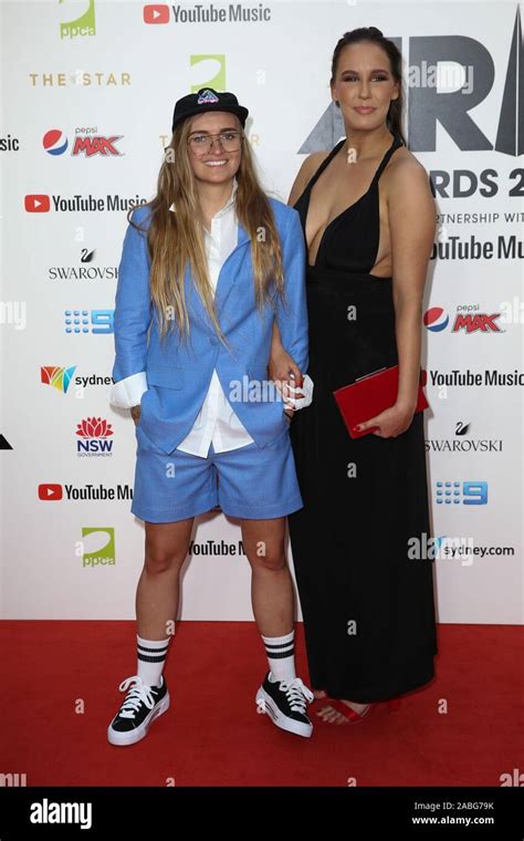 November 27, 2019: G FLIP and JEMMA WILLIAMS arrives for the 33rd Annual ARIA Awards 2019 at The ...