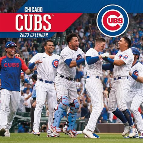 Amazon.com: Chicago Cubs 2023 12x12 Team Wall Calendar