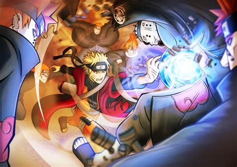 Naruto vs Pain by je2bot on DeviantArt