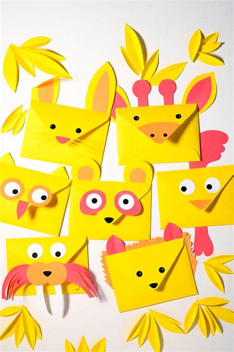 Make Your Own Animal Envelope | Cute DIY Animal Craft