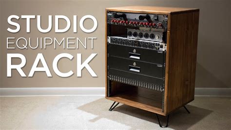 How to Build a Studio Equipment Rack - YouTube