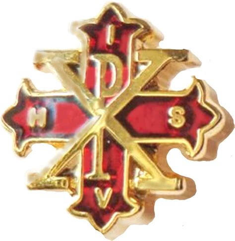 Amazon.com: 1000 Flags Limited Red Cross of Constantine Second Degree Freemasonry Masonic Enamel ...