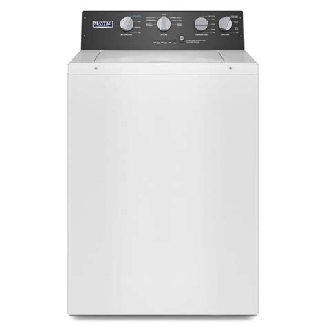 Maytag 3.5 cu.ft. Top Load Washer in White with Dual Action Agitator MVWP585GW - The Home Depot