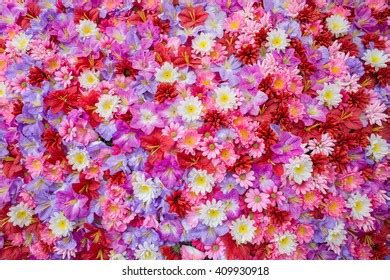 Colorful Flower Petals Background Stock Photo (Edit Now) 409930918