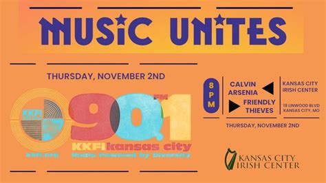 Music Unites a Benefit for KKFI, The Irish Center of Kansas City, 2 November 2023 | AllEvents.in