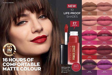 Avon's 16 Hour Power Stay Lip Colour