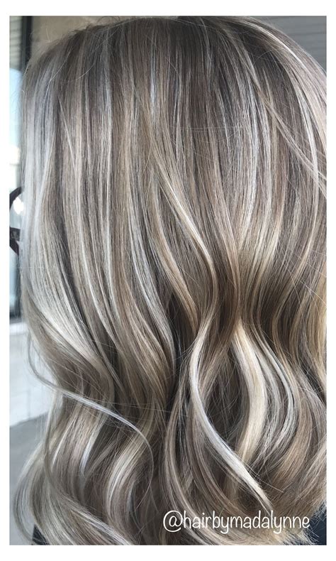 #gray #hair #highlights #silver #ash #blonde # ...