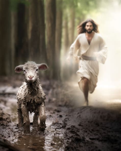 Jesus Christ Saves Lost Lamb, Digital Download, Instant, Savior ...