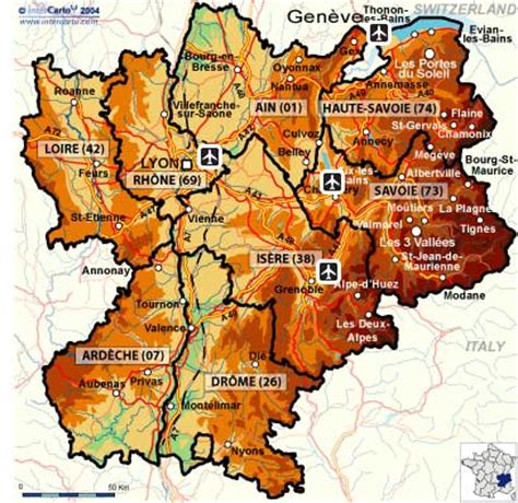 Grenoble Map - France