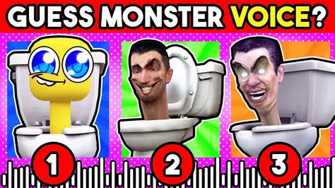 Can YOU Guess The Skibidi Toilet Voice?! (HARDEST SKIBIDI TOILET ...