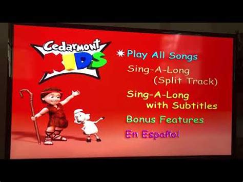 Cedarmont Kids - Sunday School Songs DVD Menu Walkthrough - VidoEmo ...