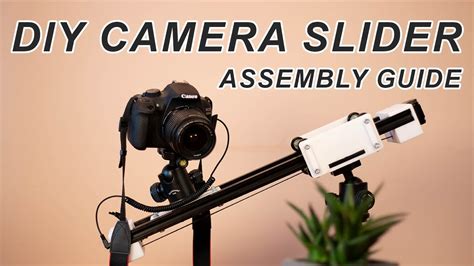 DIY motorized DSLR slider (with WiFi) assembly guide (uncut) - YouTube