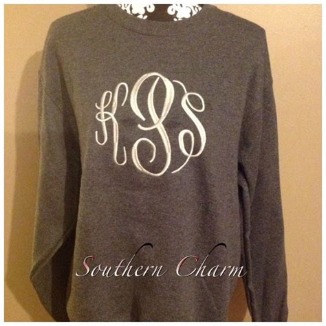 Large Monogrammed Sweatshirt