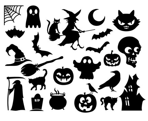 Scary HALLOWEEN! SVG Bundle - 25 files By Big Design | TheHungryJPEG