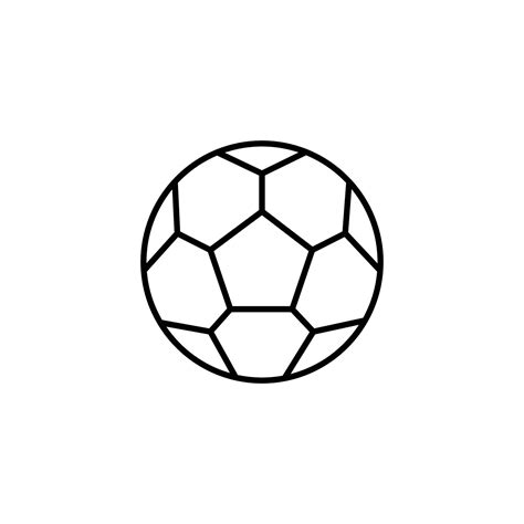 ball icon. outline icon 14573474 Vector Art at Vecteezy