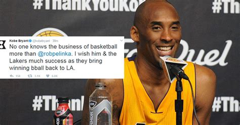 Kobe Bryant gives new Lakers’ GM Rob Pelinka a glowing endorsement ...