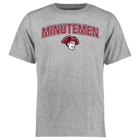 UMass Minutemen Ash Proud Mascot T-Shirt