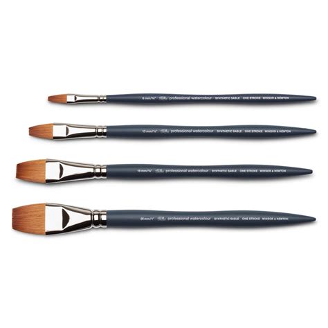 WINSOR & NEWTON - PROFESSIONAL WATERCOLOUR - SYNTHETIC SABLE BRUSHES ...