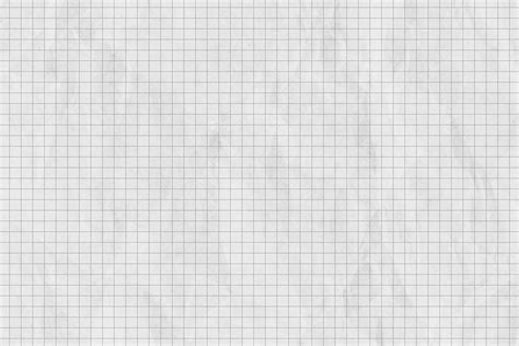 Crumpled Gray Grid Paper Textured Background