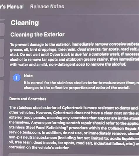 Tesla Cybertruck manual warns owners to act ‘immediately’ if these certain substances are found ...