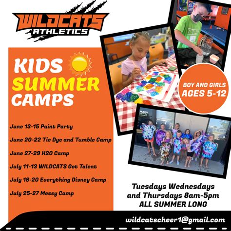 WILD Summer Camps are Back! | Wildcats Cheer