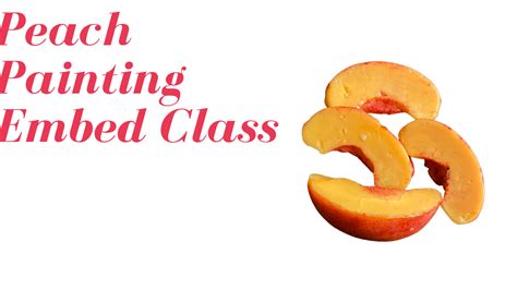 Apple & Peach Slice Embed Making (2) Classes – Diamond Shine University