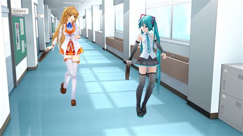 [DL] MMD School Hallway Stage by Maddoktor2 on DeviantArt