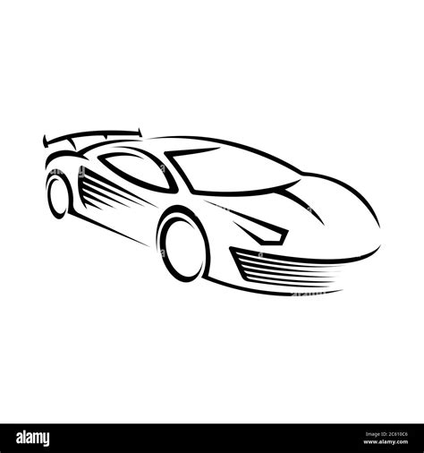 Icono de logotipo de auto plantilla de ilustración vectorial. Moderno ...