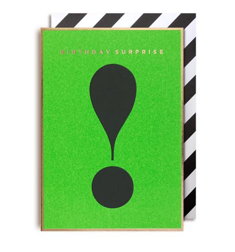 Birthday Surprise Greeting Card - Lagom Design Lagom Design, Birthday Surprise, Foil Stamping ...