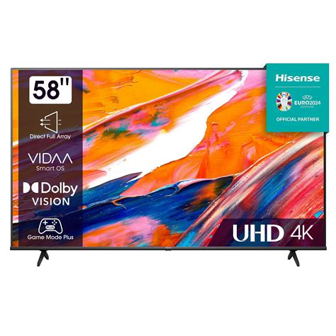 Buy Hisense 58 Inch TV VIDAA U6 4K Smart TV UHD with Dolby Vision Pixel Tuning Smooth Motion ...