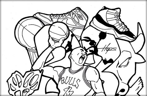 Nike Dunks Coloring Pages - Coloring Home