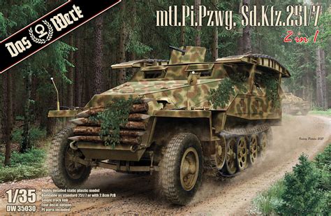 mtl.Pi.Pzwg. Sd.Kfz.251/7 - Das Werk Scale Models