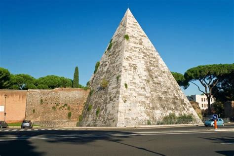 Pyramid of Cestius - Colosseum Rome Tickets | Pyramids, Ancient pyramids, Rome