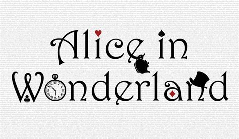 Alice in Wonderland Logo - LogoDix