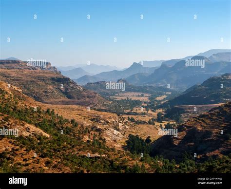 Breathtaking cultural landscape, Tigray Region, Ethiopia Stock Photo ...