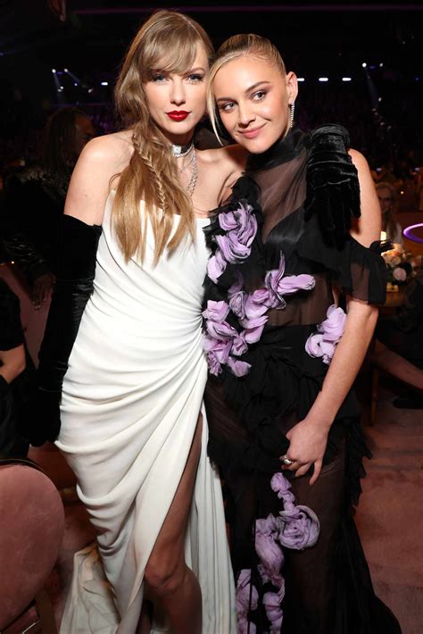 Kelsea Ballerini Poses with Taylor Swift in Sheer Floral Gown at 2024 ...